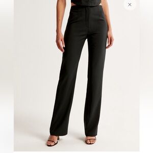 Abercrombie & Fitch Black Flare Pants